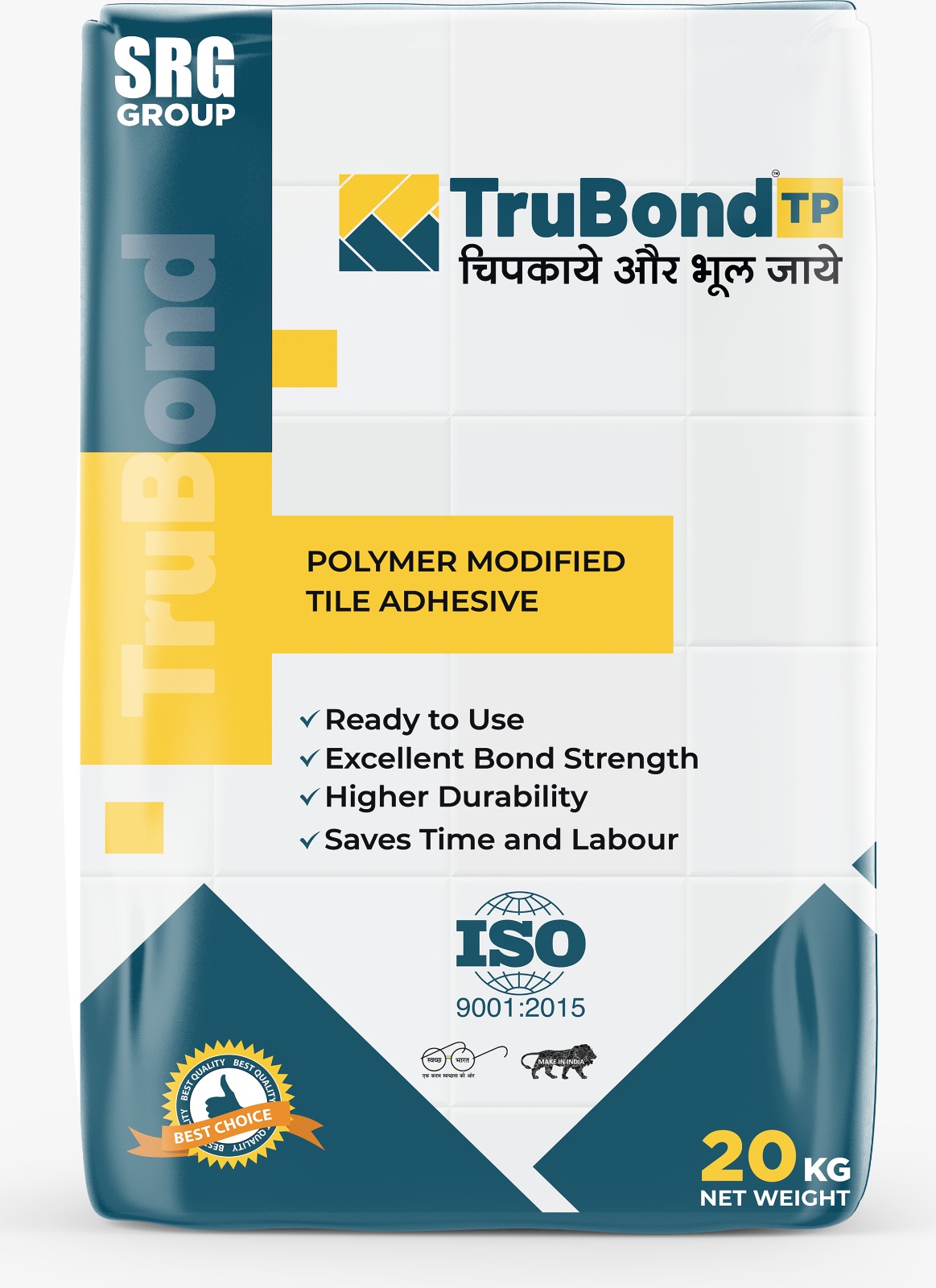 TruBond TP polymer modified tile adhesive, 20 kg bag